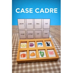 Jeu case cadre avec fiches...