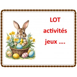 Lot de jeux et activités...