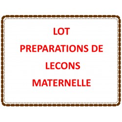 LOT PREPARATIONS ACTIVITES...