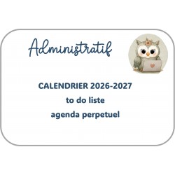 Calendrier & agenda perpétuel